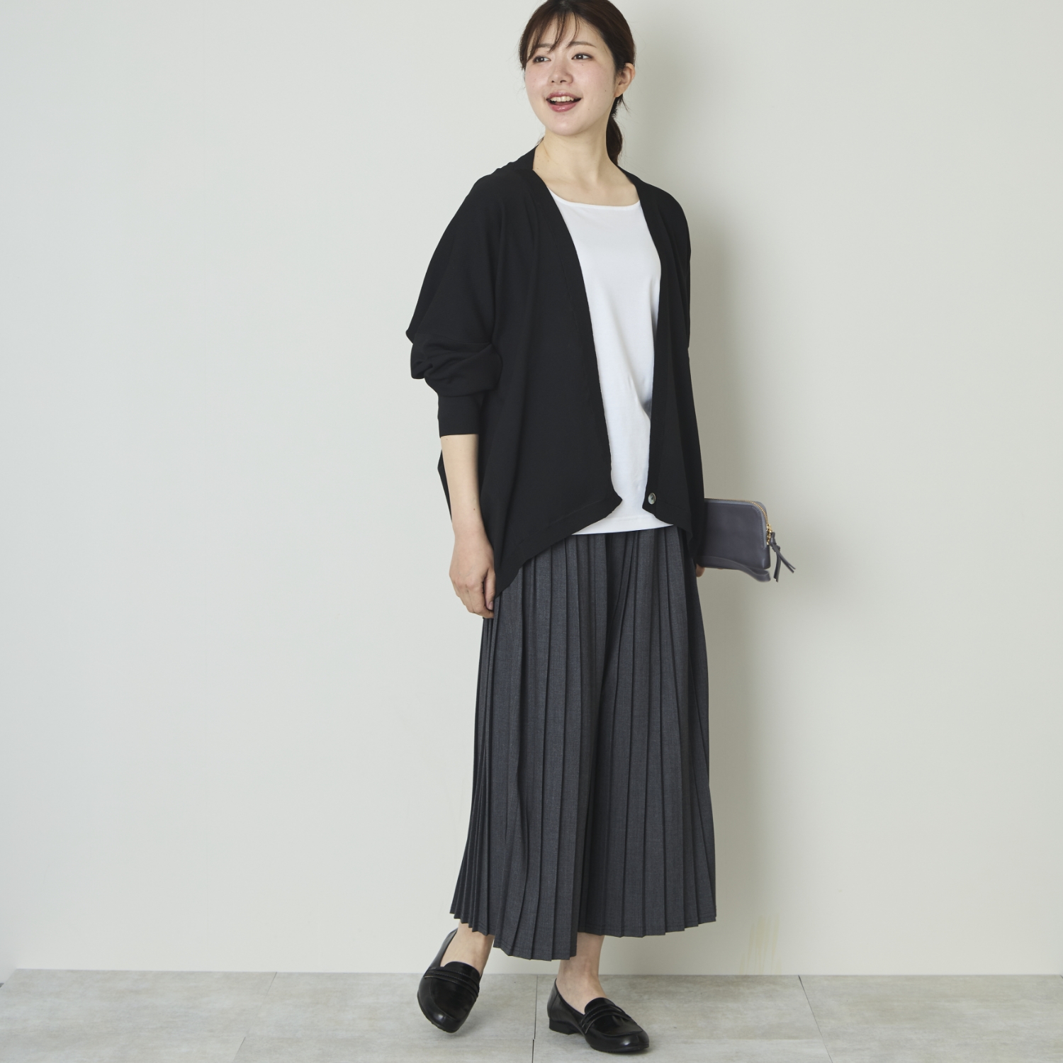 denicher/プリーツワイドパンツ